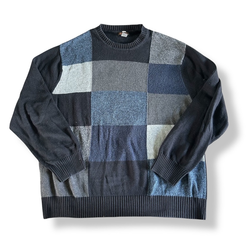 [Dockers] Blue Check Sweater
